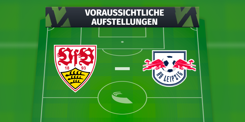VfB Stuttgart – RB Leipzig: Die voraussichtlichen Aufstellungen
